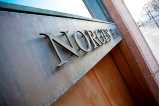 Skilt til Norges Banks lokaler