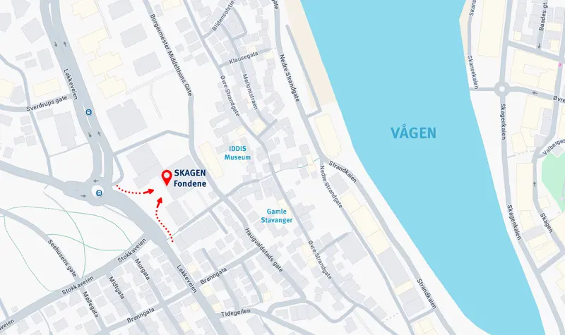 Kart over bykronen