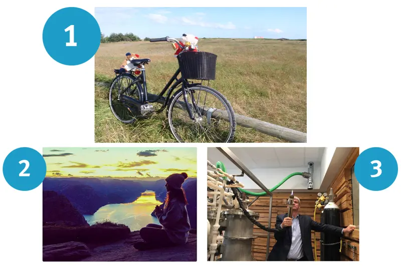 3 bilder innsendt av deltakere i konkurransen