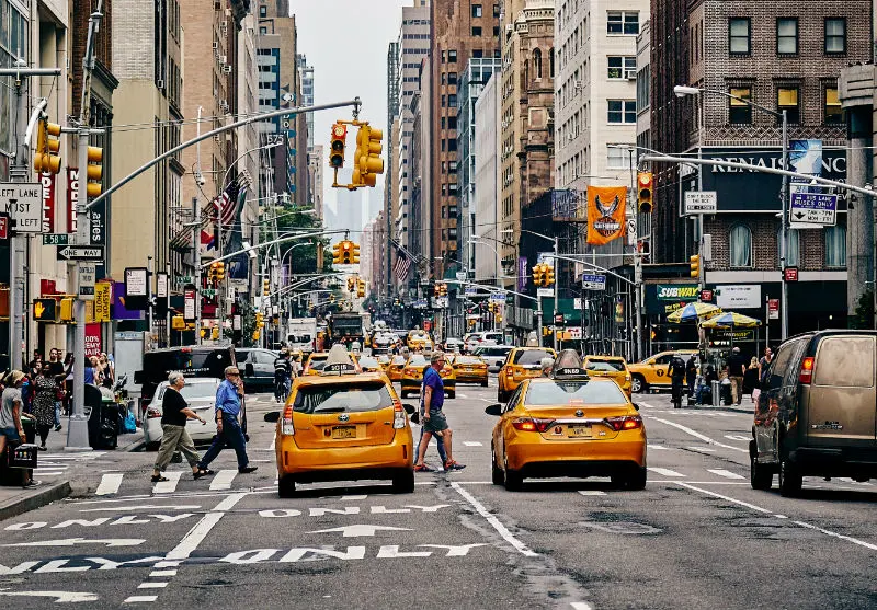 Gade i New York.