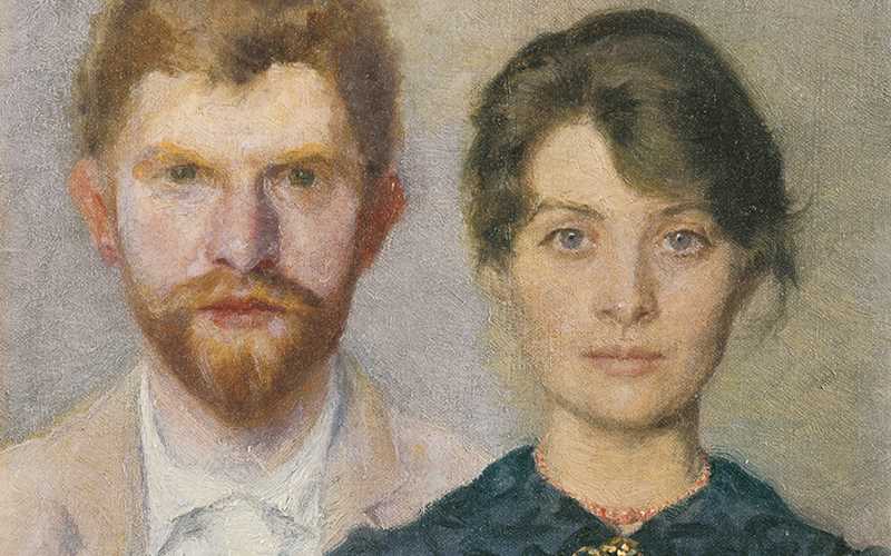 Dobbeltportrett av Marie og P.S. Krøyer